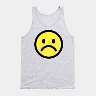 Sad Face Emoji :( Tank Top